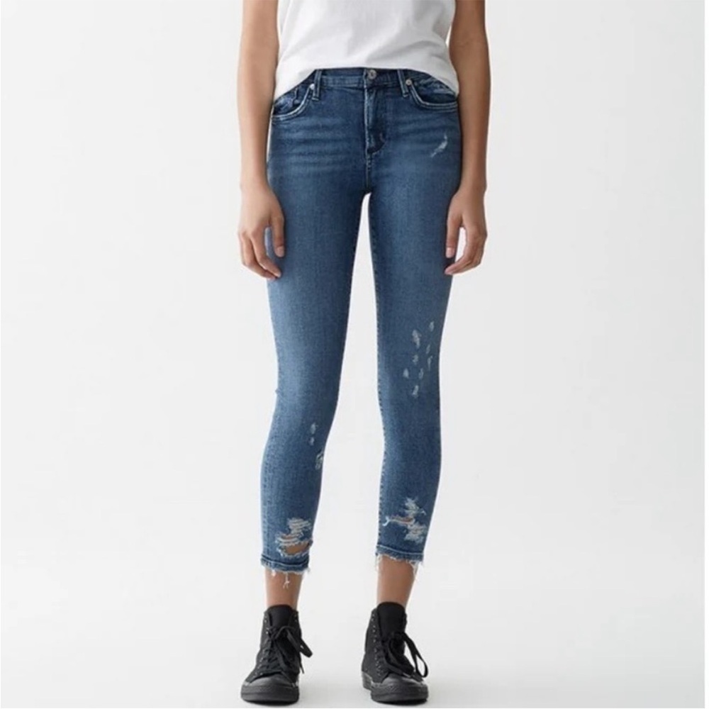 AGOLDE Sophie Distressed Skinny Jeans
